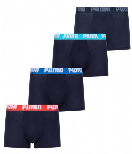 Puma Boxershort Basic Boxer 4-Pack Peacoat Combo (006)