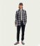 Scotch and Soda  Regular Fit Mid-Weight Cotton Flannel Check Shirt Combo A (0217)