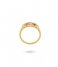 24Kae  Ring With Colored Stones 124102Y Gold colored