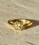 24Kae  Ring With Colored Stones 124109Y Gold colored