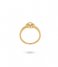 24Kae  Ring With Stones 124123Y Gold colored