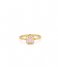 24Kae  Ring Structure And Colored Stones 124130Y Gold colored