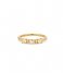 24Kae  Ring met kleurstenen 12480Y Gold colored