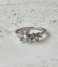 24Kae  Ring met parels en bloemen 12445S Silver colored