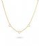 24Kae  Necklace With Twisted Hearts 32467Y Gold colored