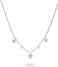 24Kae  Necklace With Pendants And Pearls 32474S Silver colored
