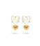24Kae  Earring Mother Of Pearl 42490Y Gold colored