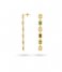 24Kae  Earring With Colored Stones 42491Y Gold colored