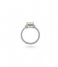 24Kae  Ring met kleurstenen 925 Sterling zilver gerhodineerd 12402S Silver