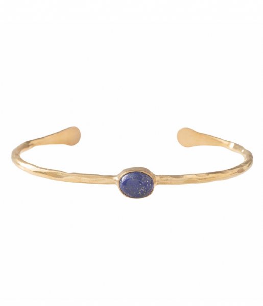 A Beautiful Story  Moonlight Lapis Lazuli GP Bracelet Gold plated