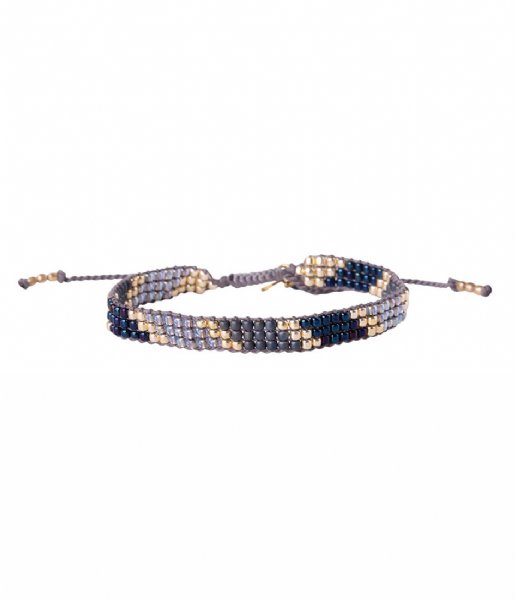 A Beautiful Story  Commitment Lapis Lazuli Bracelet GC Gold colored