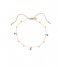 A Beautiful Story  Spice Aventurine Anklet GC Gold colored