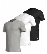 Adidas V Neck Shirt 3-Pack Assorted (908)
