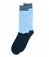 Alfredo Gonzales Duotone Socks navy light blue