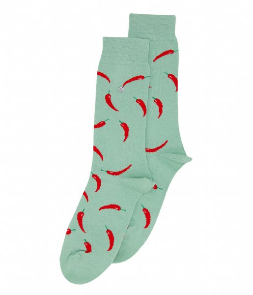 Alfredo Gonzales  Red Peppers Socks mint red (138)