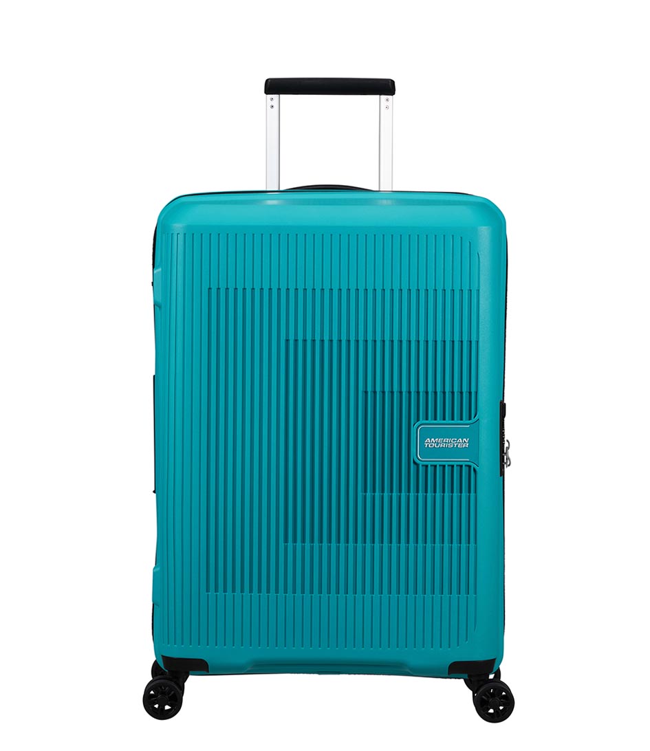 American Tourister Koffer Aerostep Spinner | 67/24 The Green TSA Turquoise Little Tonic Expandable Bag (A066)