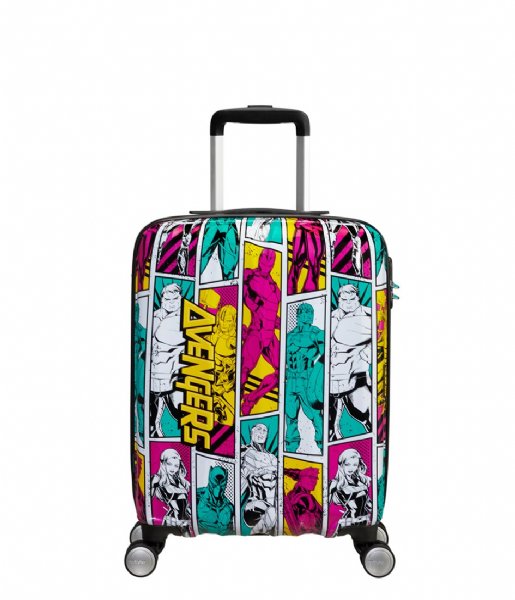 American Tourister Walizki na bagaż podręczny Marvel Legends Spinner 55/20 Avengers Pop Art (A084)