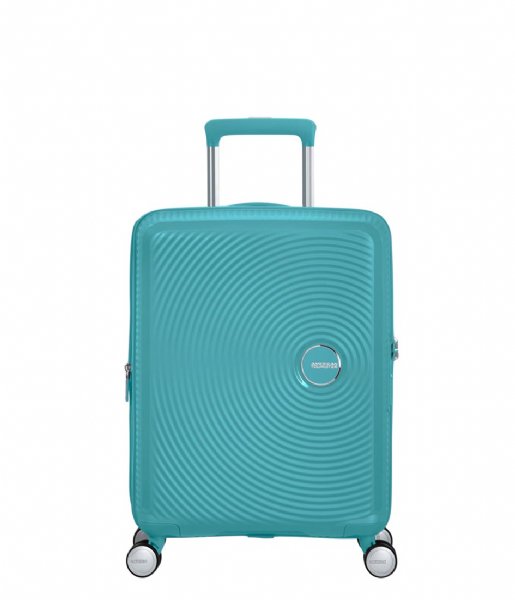 American Tourister Handbagage Koffer Soundbox Spinner 55/20 Tsa Expandable Turquoise Tonic (A066)