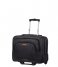 American Tourister  At Work Rolling Tote 15.6 Inch Black Orange (1070)