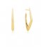 Ania Haie  Polished Punk Geometric Hoop Earrings S Gold colored