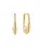 Ania Haie  Modern Muse Pearl Oval Hoop Earrings S Gold colored