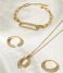 Ania Haie  Tough Love Pave Arrow Pendant Necklace M Gold colored