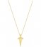 Ania Haie  Polished Punk Geometric Point Pendant Necklace M Gold colored