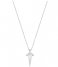 Ania Haie  Polished Punk Geometric Point Pendant Necklace M Silver colored