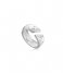 Ania Haie  Modern Muse Sparkle Wide Adjustable Ring S Silver colored