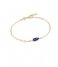 Ania Haie  Second Nature Bracelet AH B042-01G-L Goudkleurig blauw