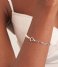 Ania Haie  Pearl Power Chunky Link Chain Bracelet M Zilverkleurig