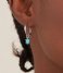 Ania Haie  Drop Making Waves Huggie Hoop Earrings M Zilverkleurig