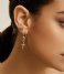 Ania Haie  Tough Love Arrow Abalone Stud Earrings Rhodium