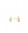 Ania Haie  Taking Shape Twisted Wave Stud Earrings Shiny Gold