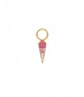 Ania Haie Pop Charms Ombre Pink Earrings Charm S Gold Plated