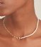 Ania Haie  Pearl Power Chunky Link Chain Necklace L Goudkleurig