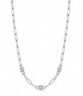 Ania Haie Spaced Out Link Chunky Chain Necklace M Zilverkleurig