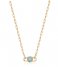 Ania Haie  Spaced Out Amazonite Link Necklace M Goudkleurig