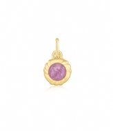Ania Haie Pop Charms Marble Charm S Gold Plated Lilac
