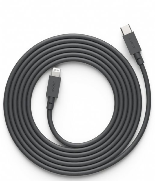Avolt  Cable 1 USB C to Lightning Charging Cable 2m Stockholm Black