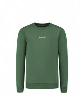 Ballin Amsterdam Crewneck With Logo On The Front And Back Artwork Forest Green (94)