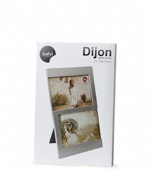 Balvi  Frame Dijon 2X 10X15 Plastic Silver