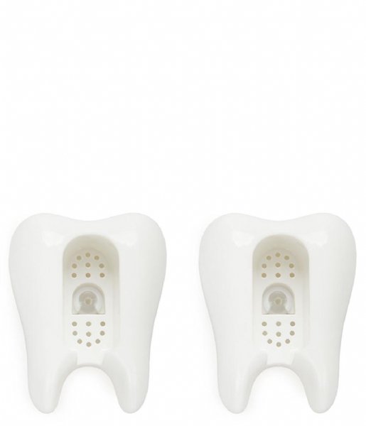 Balvi  Toothbrush Holder Toothy Plastic White