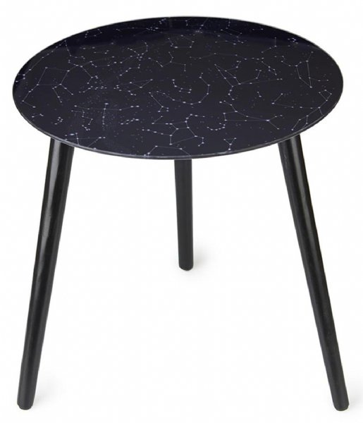 Balvi  Side Table Cosmos Glass Blue Black