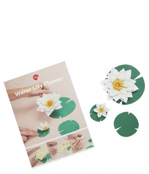 Balvi  Diy Paper Flower Water Lily White