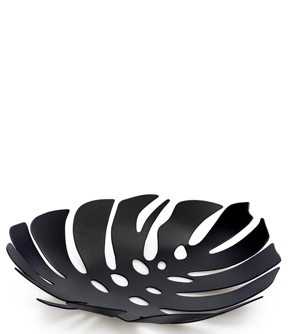 Monstera Fruit platter Black - Balvi