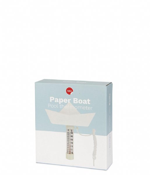 Balvi  Pool Thermometer Paper Boat White