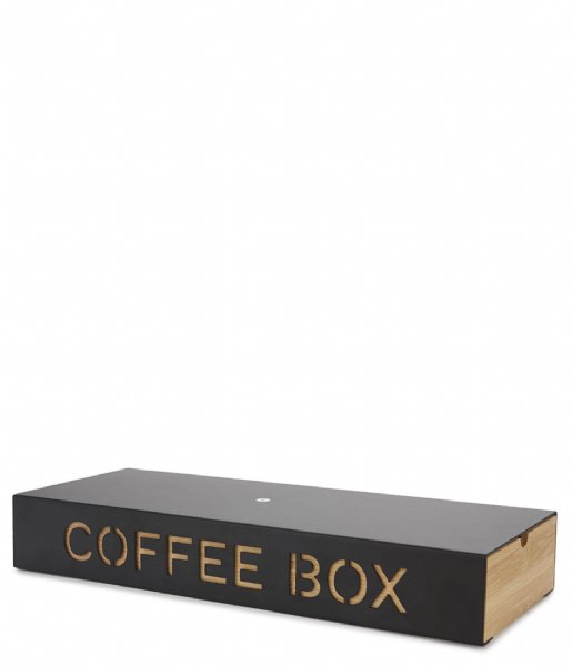 Balvi  Coffee Box Negro Metal/Bamboo