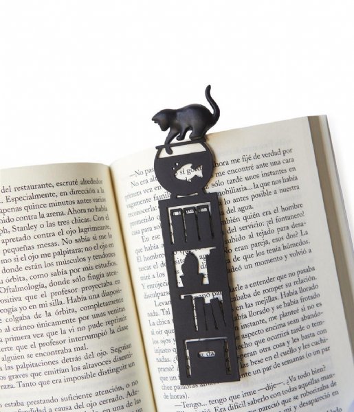 Balvi  Bookmark Fishing Cat Black