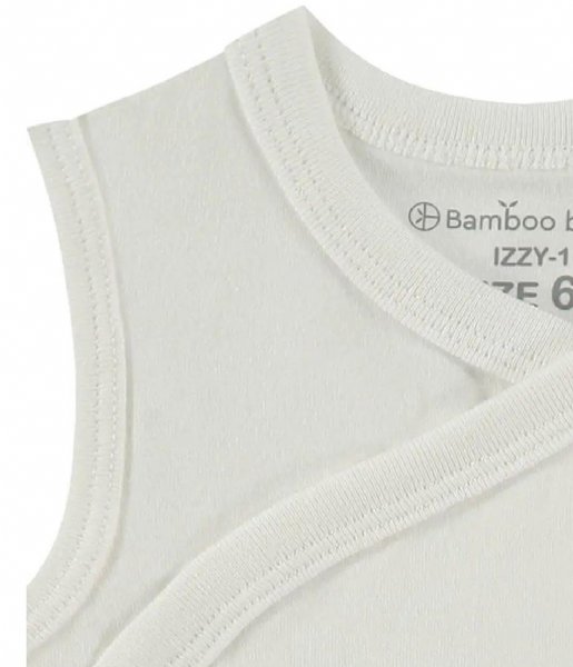 Bamboo Basics  Sleeveless Wrap Bodysuit 3-Pack Off white Beige Pink
